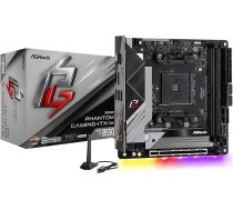 ASRock B550 Phantom Gaming ITX/AX atbalsta AMD AM4 RyzenTM/nākotnes AMD RyzenTM procesoru pamatplates