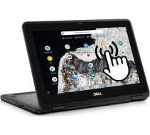 Dell Chromebook 11 3100 2-in-1 klēpjdators, 11,6 collu skārienjūtīgais ekrāns, Intel Celeron N4020, 4 GB RAM, 32 GB SSD, 128 GB SD karte, japāņu tastatūra, Chrome OS (atjaunots)