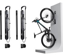Steadyrack velosipēdu stiprinājums - grozāms sienas stiprinājums kalnu velosipēdiem, 35 kg atbalsts, 20 - 29 collu riteņiem un 2,1 - 2,8 collu riepām, salokāms sienas stiprinājums vietas taupīšanai glabāšanai