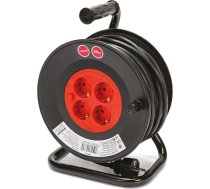 H05VV-F 3G1,5 mm² kabeļu spole 25 m kabeļu spole ar 4 ligzdām