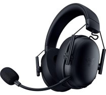 Razer BlackShark V3 X HyperSpeed, bezvadu e-sporta austiņas, īpaši vieglas, 270 g, Triforce 50 mm draiveris, noņemams mikrofons, surround skaņa, bezvadu 2,4 GHz un Bluetooth, PC/Mac, melns