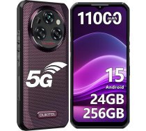OUKITEL WP35 Android 15 āra mobilais tālrunis 5G, 11000mAh/33W, 24GB + 256GB/2TB, MTK 7025 āra viedtālrunis bez līguma, 108MP + 8MP nakts redzamības kamera, 6,6 collu FHD+ būvlaukuma mobilais telefons