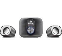 NGS Comet 2.1 mini stereo austiņas datoram ar zemfrekvences skaļruni, USB barošana un 3,5 mm Aux ieeja, 20 W jauda, Plug & Play