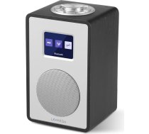 LEMEGA CR4 DAB/DAB+ un FM digitālais radio, Bluetooth skaļrunis, DAB radio, divkāršs modinātājs, virtuves/miega/nakts režīma taimeris, krāsu displejs, austiņu ligzda, koka izskats, darbojas no elektrotīkla, melns
