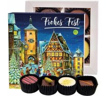 Hallingers Frohes Fest Sniegavīrs Rothenburg - Manufaktur Chocolates Ziemassvētku dāvana Handmade without Alcohol from Fine Cocoa Chocolate (Box) - dāvanu idejas Ziemassvētki un dāvanas Adventes kalendārs | G