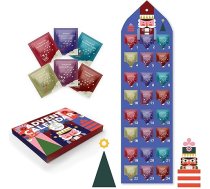 ACORUS tējas adventes kalendārs 2025 Riekstkodis - Ziemassvētku tēja individuālā iepakojumā - Adventes kalendāra tējas komplekts ar 6 aromātiem - Ziemassvētku tējas kalendārs 24 tējas maisiņi Ziemassvētku laika skaitīšanai