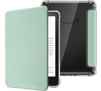 MoKo apvalks jaunajam 7 collu Kindle Paperwhite 12th Gen 2024 un Kindle Colorsoft Signature Edition, īpaši caurspīdīgs, mīksts, caurspīdīgs TPU aizmugurējais, viegls, aizsargvāciņš ar automātisku miega/modināšanas funkciju, Agaves Green, Aga