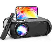 Bluetooth projektors WiFi portatīvais 1080P Full HD mini projektors iPhone Android viedtālrunim PC PS4 TV PPT Mājas kinozāles iebūvēts skaļrunis