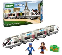 BRIO World - 36087 Pasaules ātrgaitas vilcieni TGV | Rotaļlietu lokomotīve bērniem no 3 gadiem