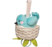 Manhattan Toy Lullaby Muzikālā bērnu gultiņa un putna vilkšanas muzikālā rotaļlieta un rotaļlieta mazuļiem