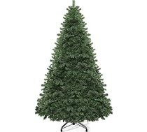 YITAHOME 182 cm mākslīgā Ziemassvētku eglīte, aptuveni 880 galotnes, reālistiska, blīvi zari, Ziemassvētku eglīte ar saliekamu sistēmas rāmi un metāla statīvu, ātra montāža mājai, birojam, veikaliem, 182 x diametrs
