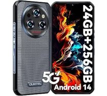 Oukitel WP35 āra 5G mobilais tālrunis - 11000 mAh āra viedtālrunis bez līguma - Android 14, 24 GB RAM + 256 GB ROM, 6,6 collas, 64 MP + 32 MP + 8 MP nakts redzamības kamera
