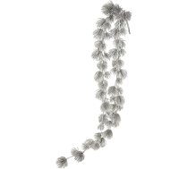 Mākslīgais priežu vainags 66 cm ķēdes dekoratīvais vainags egļu vijolīte Floristikas zariņš Ziemassvētku vainags Ziemassvētku galda rotājums Adventa vainagu aksesuāri Vainags Mākslīgā egle Priežu zars Piekaramais egle
