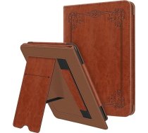 Fintie Futrālis saderīgs ar 6,8 collu Kindle Paperwhite (11. paaudze - 2021) - aizsargvāciņš ar paliktni, kartes slotu, roku siksniņu un automātiskās miega/modināšanas funkciju, Vintage Brown
