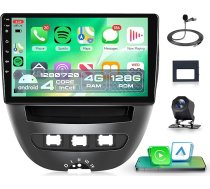 4G+128G bezvadu Carplay Android auto radio Toyota Aygo Peugeot 107 Citroën C1 2004-2014