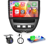 Hodozzy Carplay auto radio Toyota Aygo/Peugeot 107/Citroen C1 2005-2014 Android auto radio ar Bluetooth 5.0.10 collu skārienekrāns ar Android Car/Mirror Link/WiFi/Navi/RDS/FM/USB