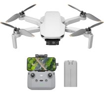 DJI Mini 4K drons ar 4K UHD kameru pieaugušajiem, 3 asu Gimbal stabilizācija, C0, QuickShots, 10 km video pārraide, automātiska atgriešanās, izturīgs pret vēju, 1 akumulators (31 min lidojuma laiks), zem 249 g