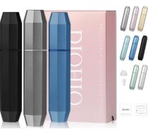 Smaržu pulverizators ceļojuma izmēra 5 ml uzpildāma mini smaržu pudelīte, kas paredzēta ceļošanai melnā krāsā (melns, pelēks, zils)