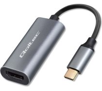Alumīnija adapteris usb-c uz hdmi adapteris 4k | 60hz | 32awg
