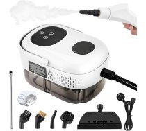 Rokas tvaika tīrītājs ar digitālo displeju, 2500 W 3,0 bāru pārnēsājams rokas tvaika tīrītājs ar 1100 ml lielu ūdens tvertni, augstspiediena tvaika tīrītājs 9 piederumi visam virtuves mēbelēm