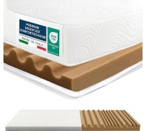 DOLCI SOGNI Topper 90 x 200 cm - matrača pārvalks ar 7 zonu putām un 3D viļņu pārvalku - Oeko-Tex un CertiPUR sertificēts - ergonomisks, elpojošs un antibakteriāls