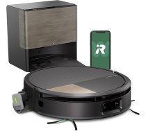 iRobot Roomba Max 705 Combo robotizētais putekļsūcējs + automātiskās mazgāšanas doks: Izvelkams, pašattīrošs mopes rullītis, mopes vāks, dubultas birstes, pašiztukšošanās karstā mazgāšana un žāvēšana, šķēršļu apbraukšana, LiD