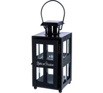CULT at home Kapa gaismas laterna kapa sveces turētājs kapam - Metāla laterna kapam - Kapa laterna kapu svecēm Kapa apgaismojums - sēru uzraksts - Augstums 20 cm / ar rokturi 26 cm
