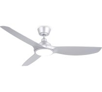 Ovlaim 132 cm klusais līdzstrāvas motora 132 cm inteliģentais griestu ventilators ar gaismu un tālvadības pulti, lietotni, balss vadību, moderns sudraba krāsas griestu ventilators ar augstu CFM, piemērots mājām un birojiem