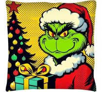 The Beach Stop Pop Art The Grinch spilvenu pārvalks Krāsains mājas dekors Dāvanu ideja 45x45cm The Grinch