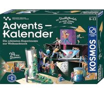 KOSMOS 661083 Eksperimenti Adventes kalendārs 2024, Skaistākie eksperimenti Ziemassvētku laikā, 5 minūtēs, bērniem no 8-12 gadiem, rotaļlietu Adventes kalendārs, zinātnes Adventes kalendārs