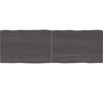 Galda virsma Apstrādāta koka ozols Dabīgā mala Pelēka 180 x 60 x 6 cm Galda virsma restorānam Ēdamistaba Dzīvojamā istaba Biroja mēbeles Darba virsma Galda virsma galda virsma
