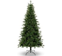 Uten Mākslīgā Ziemassvētku eglīte, 180 cm, reālistiska PE interjera apdare, Ziemassvētku eglīte, PE & PVC 628 dabīga izskata gali, atvāžami zari, metāla statīvs, 2 zari, atkārtoti lietojama