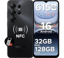 DOOGEE Note56X Pro Mobilais tālrunis bez līguma Android 16 ar Gemimi AI, 6150mAh, 32GB + 128GB/2TB, 6,56 collu HD + 90Hz displejs, Octa Core viedtālrunis, 13MP + 8MP, Dual SIM/OTG/Face ID/NFC