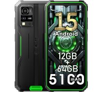 Blackview BV4800SE Android 15 āra mobilais tālrunis bez līguma, 12GB + 64GB/2TB, 6,56 collu HD+ āra viedtālrunis, 16MP, 5100mAh, IP68 ūdensizturīgs būvlaukumu mobilais tālrunis, 4G, 5G WiFi, NFC