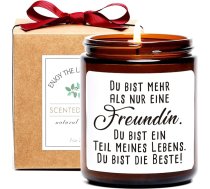 Draudzība Aroma Sveces Dāvana, Smieklīgas Sveces Dāvanas Labākajiem Draugiem, Ideāli piemērots Dzimšanas Dienā, Izlaidumos, Ziemassvētkos un Pateicības Dienā, Zvēriņš BFF