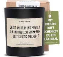 Dāvanu Ziemassvētku aromātiskā svece stiklā ar uzrakstu - dabiska, roku darbs - ilgtspējīga dāvanu ideja - draugs draudzene Vecāki Vecāki Mamma Tētis Vecmāmiņa Vecvectēvs Priecīgu Ziemassvētku rotājums Ziemassvētki - Priecīgus Ziemassv