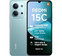 Xiaomi Redmi 15C 4+256 Mint Green (bez barošanas adaptera)