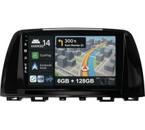 [6G + 128G] IPS 9 collu Android 14 auto radio priekš Mazda Atenza Mazda 6 2012-2015 ar navigācijas Octa Core [Iebūvēts CarPlay/Android Car/DSP/Mirror Link/GPS Navi/360 Camera/Bluetooth 5.0/WiFi/USB