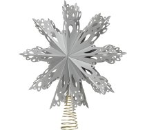 Broste Copenhagen Ziemassvētku zvaigzne 70080348 Ziemassvētku eglītes papildinājums sudraba krāsā 30 cm