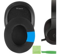 Geekria Sport Cooling Gel-Infused Cloth rezerves austiņu spilventiņi priekš Logítech G433, G233 austiņas, Ausu spilventiņi, Ausu spilventiņu atjaunošana