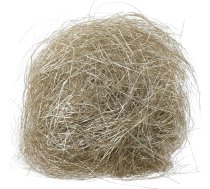 MIJOMA Eņģeļa matu finiera dekoratīvās šķiedras - spīdīgs Ziemassvētku rotājums amatniecībai un dizainam - ideāli piemērots eglītei, kompozīcijām, adventes vainagam un galda rotājumiem (pērle)
