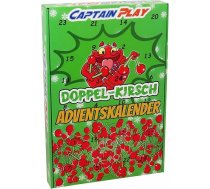 CAPTAIN PLAY Adventes kalendārs ar 24 ķiršu konfektēm, 24 ķiršu konfektes kā retro saldumu dāvanu ideja Ziemassvētku kalendārā, 324 g