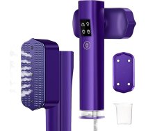 Tvaicētājs, 2-in-1 rokas tvaicētājs un gludeklis drēbēm, 1200 W pārnēsājamais tvaicētājs, 4 gludināšanas režīmi, 15 s ātrās sasilšanas tvaika gludeklis, piemērots ceļošanai un lietošanai mājās (violets)