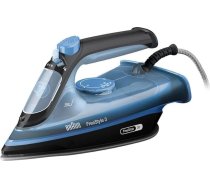 Braun FreeStyle 3 FI3194BK Tvaika gludeklis ar precīzu uzgalu, FreeGlide 3D tehnoloģija, 200 g/min tvaika spiediena palielināšana, SuperCeramic vienīgā daļa, automātiskā izslēgšanās, 270 ml tvertne, 2400 W, melns/melns