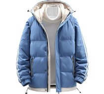 SRZYMJ Parka Vīriešu ziemas ūdensnecaurlaidīga bieza flīsa odere Ziemas mētelis Parka Pārejas jaka Brīvā laika jaka Āra jaka Ziemas funkcionālā jaka Ziemas funkcionālā jaka Softshell jaka Sviedru jaka Stepēts jaka Fleece jaka