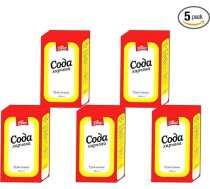 Soda pulveris, 5 iepakojuma gabali (5 x 300 g) Dzeramā soda nātrija hidrogēnkarbonāts