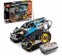LEGO® Technic™ 42095 Pilnībā motorizēts 2-in-1 sacīkšu modeļa modelis ar piedziņas funkcijām no sacīkšu automobiļu kolekcijas, ar tālvadības pulti vadāms stunt sacīkšu braucējs, rotaļlieta