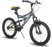 JOYSTAR 20 collu bērnu kalnu velosipēds zēniem un meitenēm vecumā no 7 līdz 12 gadiem, bērnu velosipēds ar pilnpiedziņas tērauda rāmi un 1 ātruma piedziņu ar statīvu