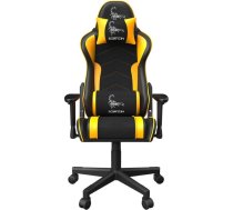 Scorpion spēļu krēsls melns un dzeltens