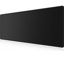 LL-COEUR Melns plus izmēra peles paklājiņš, ūdensizturīgs 120 x 55 x 0,3 cm, XXL spēļu peles paliktnis, liels pagarināts tastatūras paliktnis mājai, birojam (1200 x 550 x 3 mm)